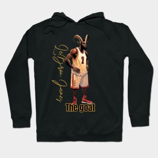 Lebron James goat Victor illustration artwork Hoodie